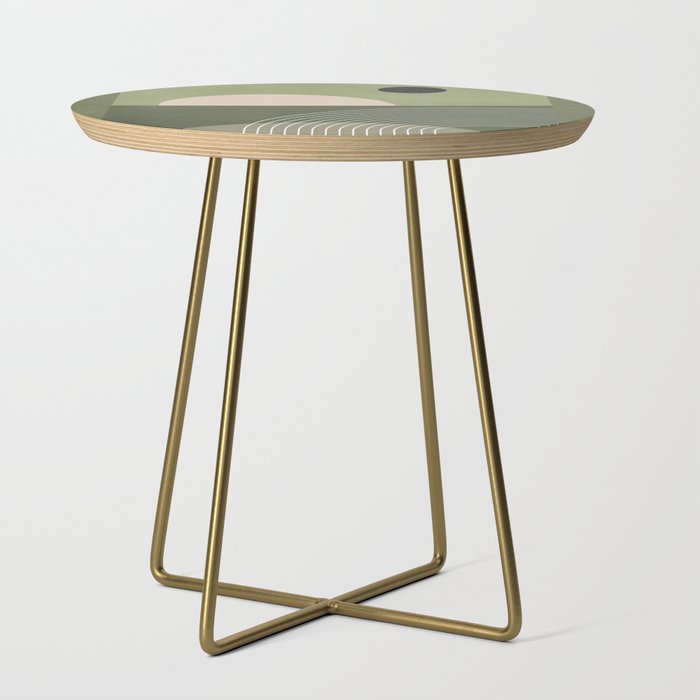 Abstract Geometric 6 Side Table Gallery Image 1