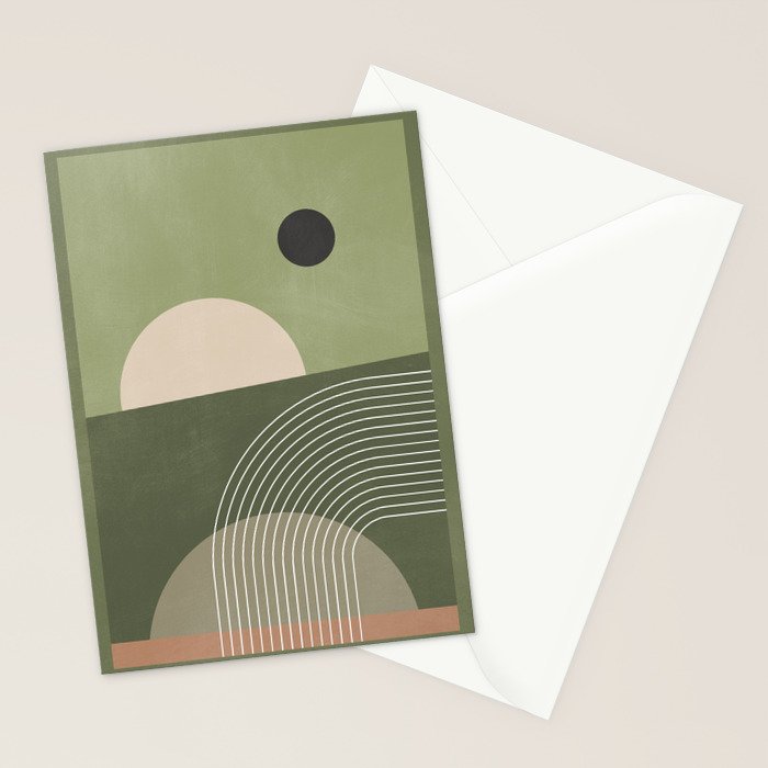 Abstract Geometric 6 Stationery Card Gallery Image 2