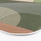 Abstract Geometric 6 Bath Mat Gallery Image 3