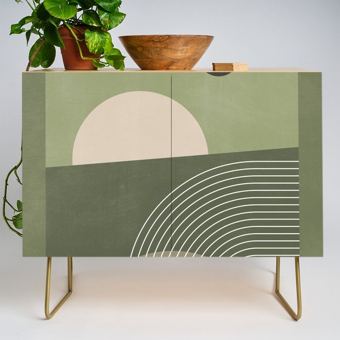 Abstract Geometric 6 Credenza Gallery Image 1