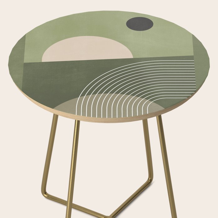 Abstract Geometric 6 Side Table Gallery Image 2