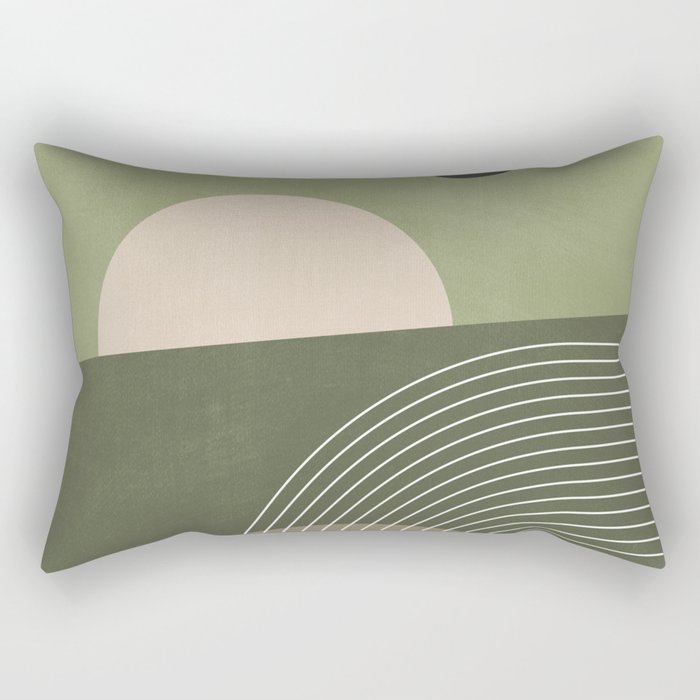 Abstract Geometric 6 Rectangular Pillow Gallery Image 1