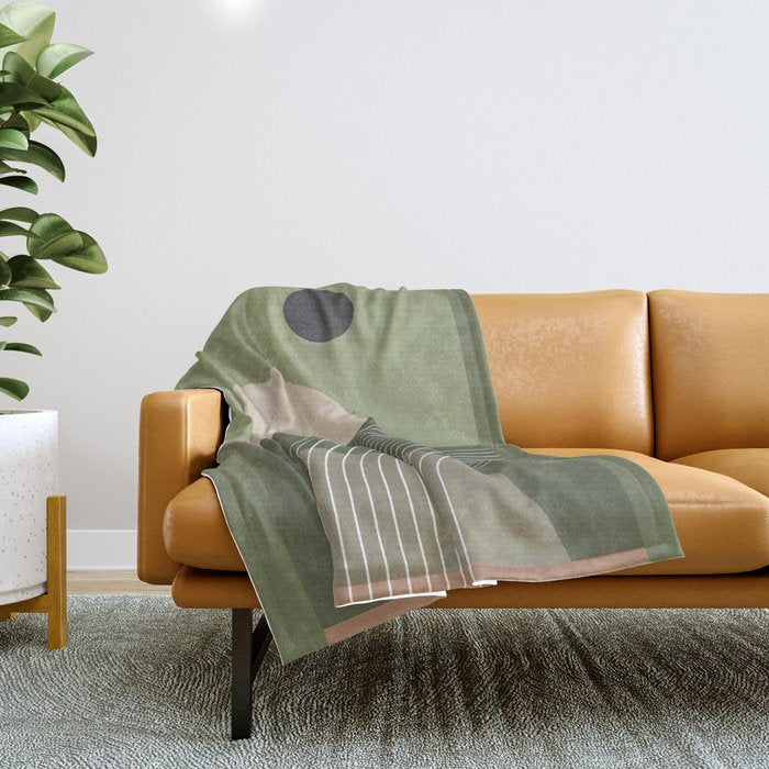 Abstract Geometric 6 Throw Blanket Gallery Image 1