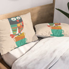 Morning Owl Pillow Sham Gallery Image 2