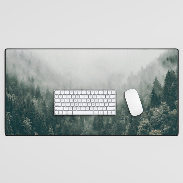 Foggy Forest 3 Desk Mat Gallery Image 1