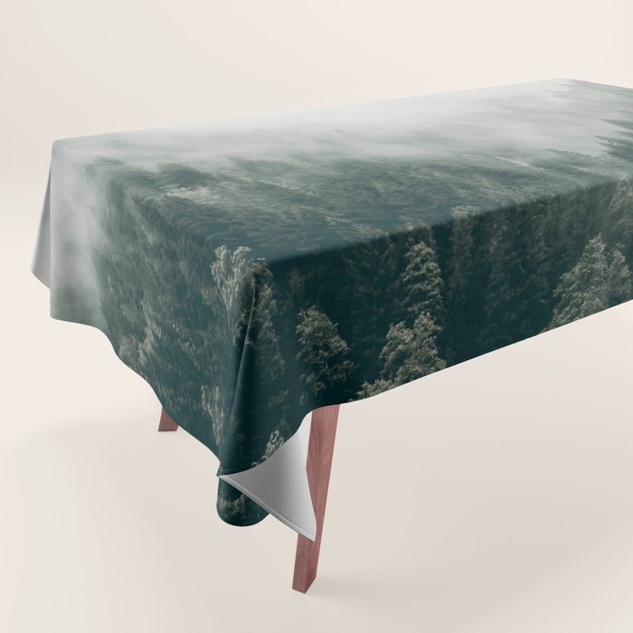 Foggy Forest 3 Tablecloth Gallery Image 1