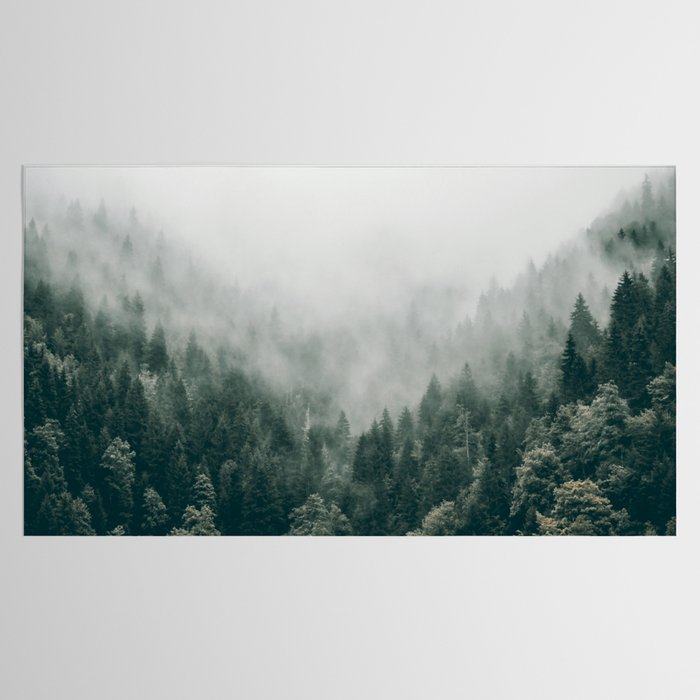 Foggy Forest 3 Tablecloth Gallery Image 2