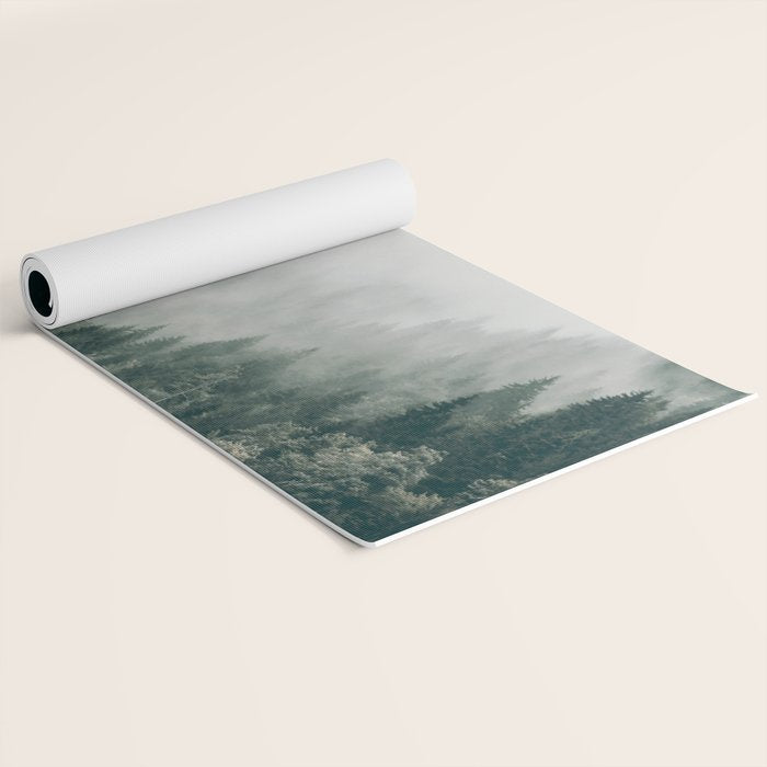 Foggy Forest 3 Yoga Mat Gallery Image 2