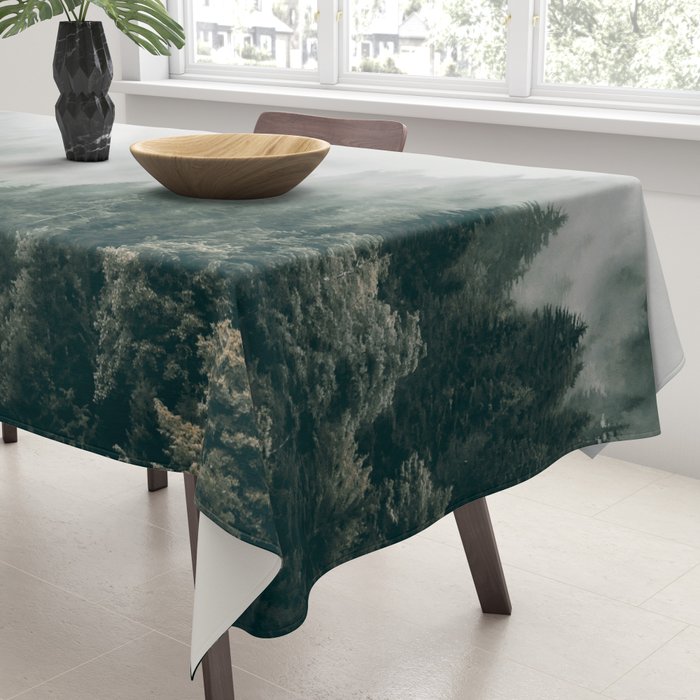 Foggy Forest 3 Tablecloth Gallery Image 3