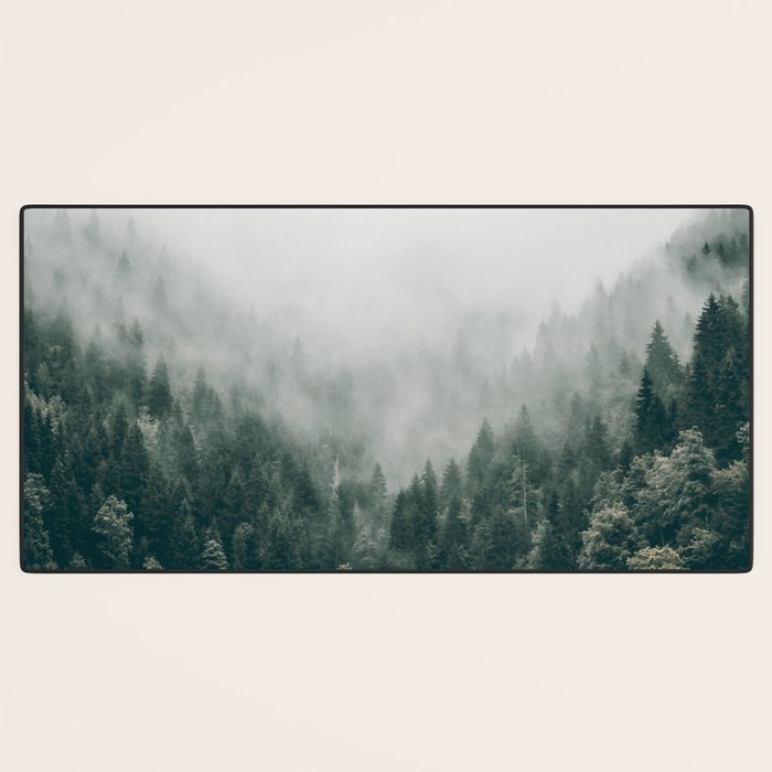 Foggy Forest 3 Desk Mat Gallery Image 3