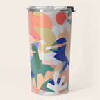 Abstract Fruits and Leaves / Modern Summer Travel Mug Gallery Image 2