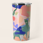 Abstract Fruits and Leaves / Modern Summer Travel Mug Gallery Image 1