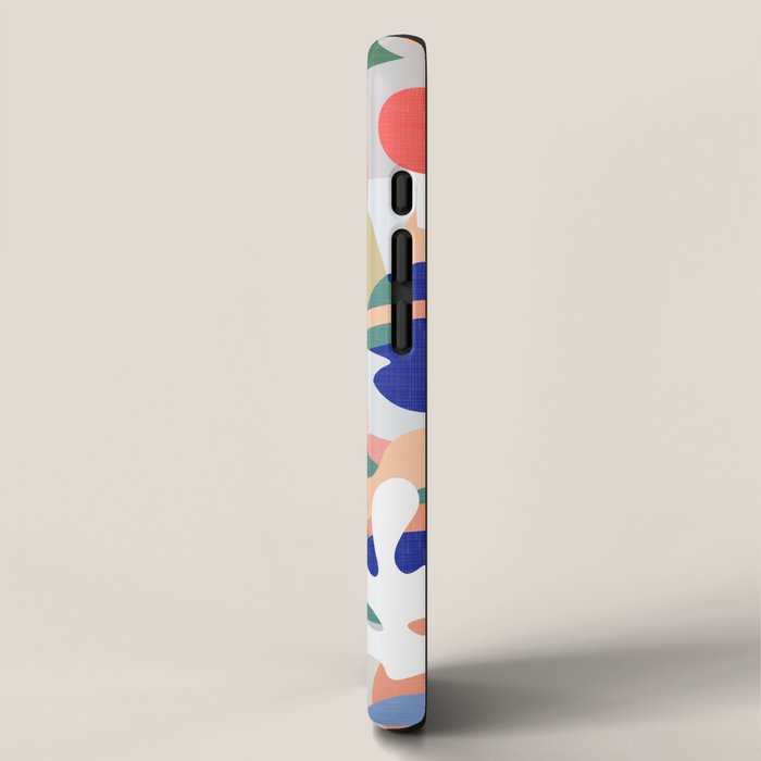 Abstract Fruits and Leaves / Modern Summer iPhone Case Gallery Image 2