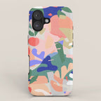 Abstract Fruits and Leaves / Modern Summer iPhone Case Gallery Image 1