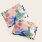 Abstract Fruits and Leaves / Modern Summer Pillow Sham Gallery Image 3