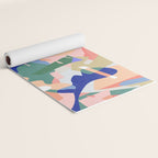 Abstract Fruits and Leaves / Modern Summer Yoga Mat Gallery Image 2