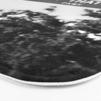 Follow That Dream Parkway black and white inspirational photograph / art photography Bath Mat Gallery Image 3