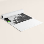 Follow That Dream Parkway black and white inspirational photograph / art photography Yoga Mat Gallery Image 2