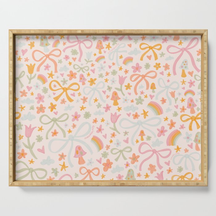 Marker Doodles Serving Tray Gallery Image 1