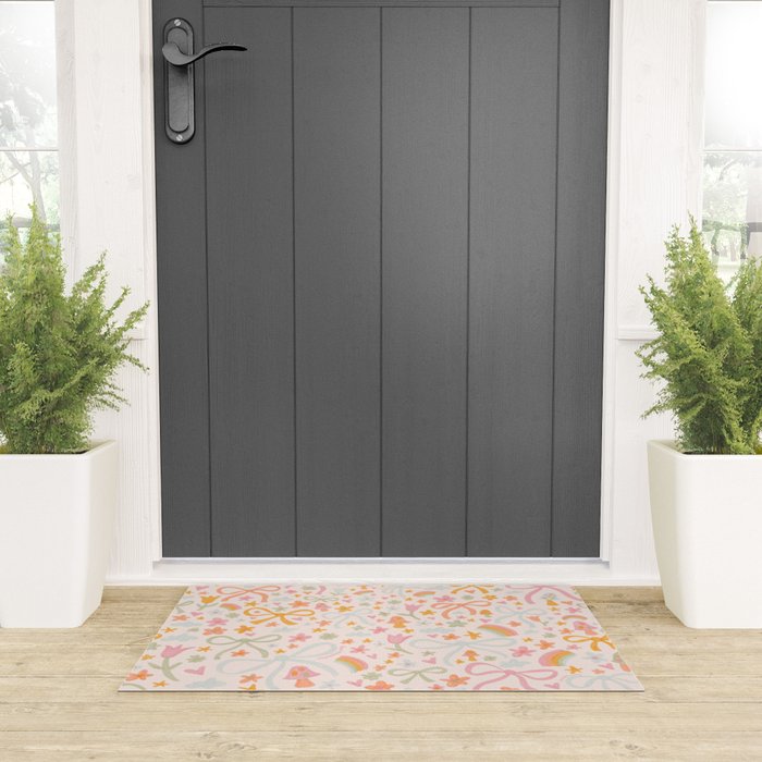 Marker Doodles Welcome Mat Gallery Image 3