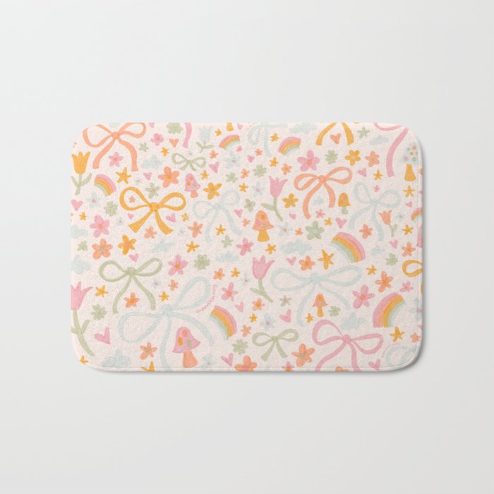 Marker Doodles Bath Mat Gallery Image 1