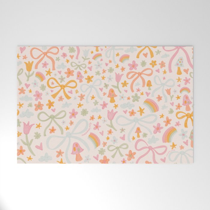Marker Doodles Welcome Mat Gallery Image 1