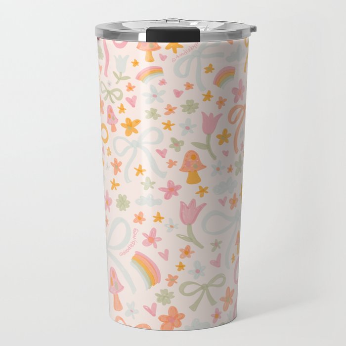 Marker Doodles Travel Mug Gallery Image 1