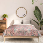 Rose Petag Tabriz Antique Persian Comforter Gallery Image 3