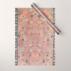 Rose Petag Tabriz Antique Persian Wrapping Paper Gallery Image 1