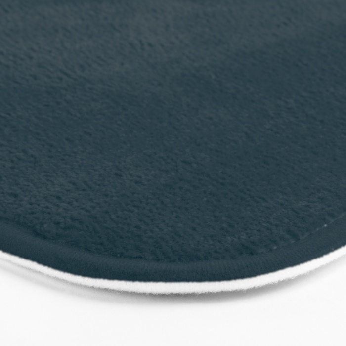 Dark Teal x Solid Color Bath Mat Gallery Image 3
