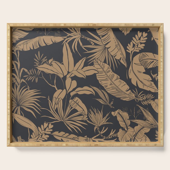 Tropical night heat Serving Tray Gallery Image 1