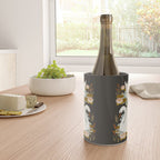 Swan Dance - Charcoal Black Background Wine Chiller Gallery Image 4