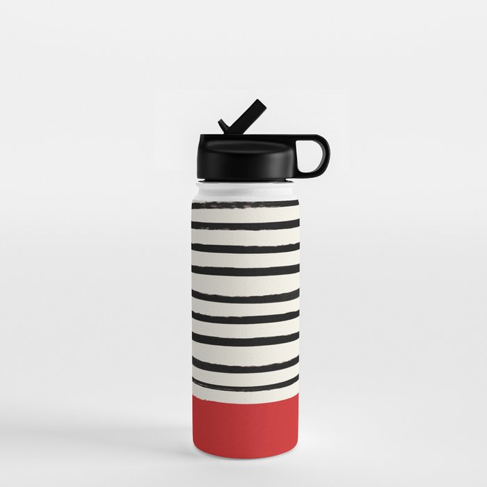 Red Chili x Stripes Water Bottle Gallery Image 1
