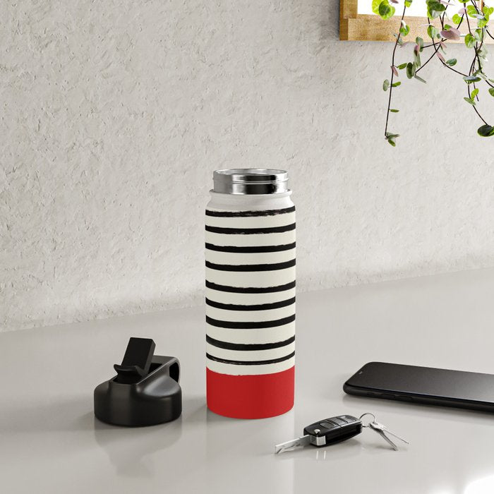 Red Chili x Stripes Water Bottle Gallery Image 4