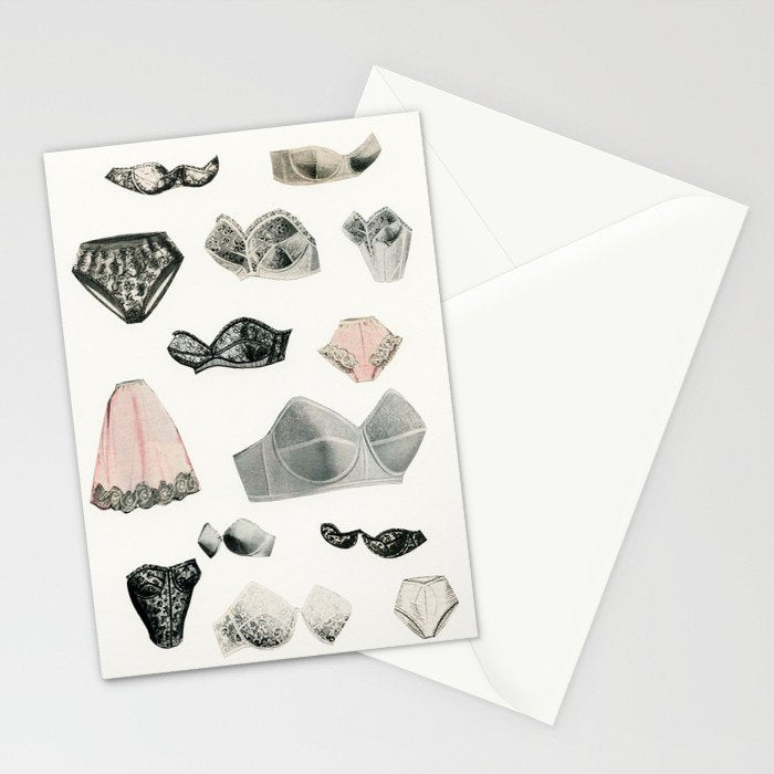 Lingerie Stationery Card Gallery Image 2
