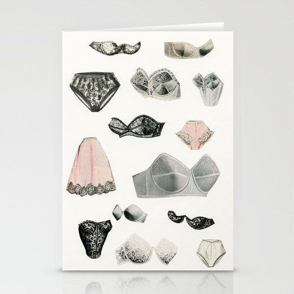 Lingerie Stationery Card Gallery Image 1