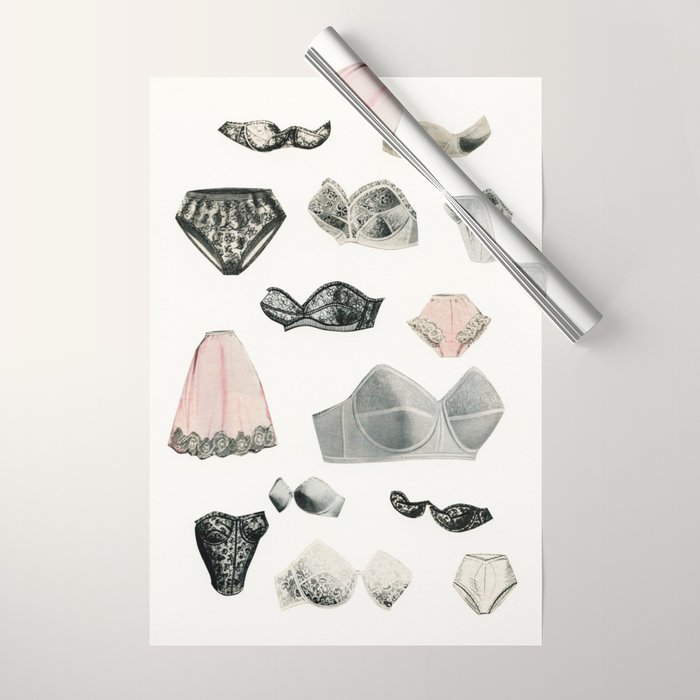 Lingerie Wrapping Paper Gallery Image 1