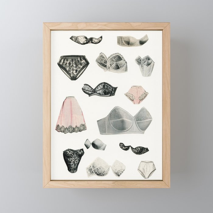 Lingerie Mini Art Print Gallery Image 1