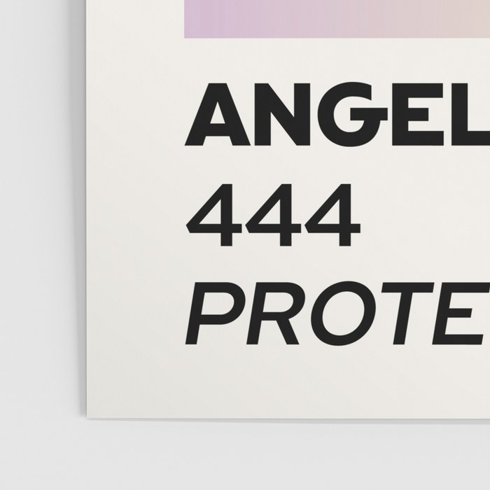 Angel number - 444 - protection Poster Gallery Image 3