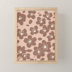 Mocha Blossoms Harmony Mini Art Print Gallery Image 1