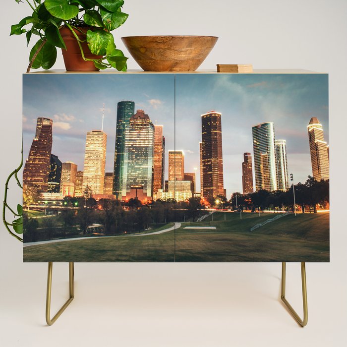 houston skyline Credenza Gallery Image 1