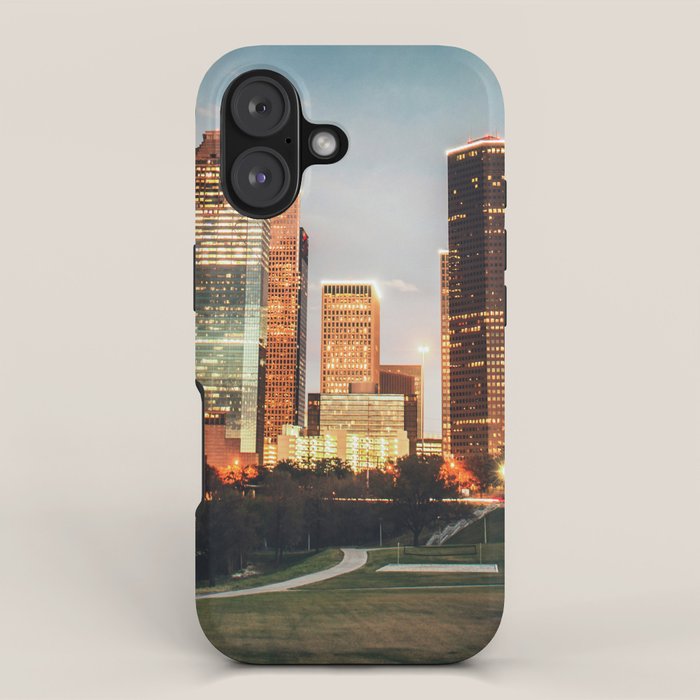 houston skyline iPhone Case Gallery Image 1