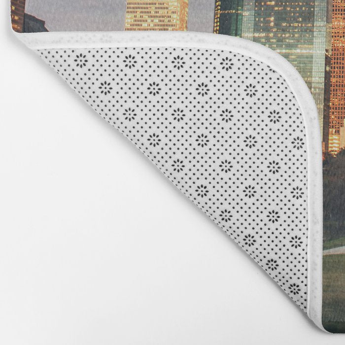 houston skyline Bath Mat Gallery Image 2
