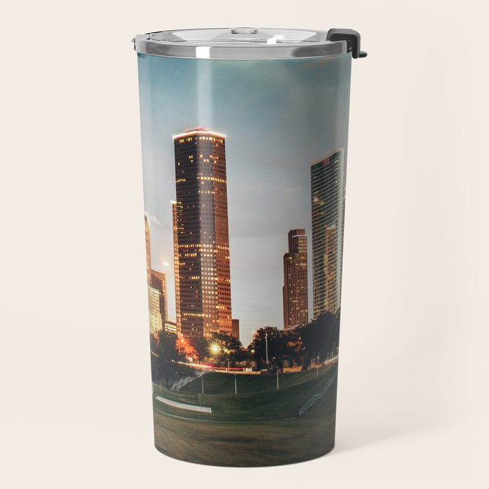 houston skyline Travel Mug Gallery Image 2