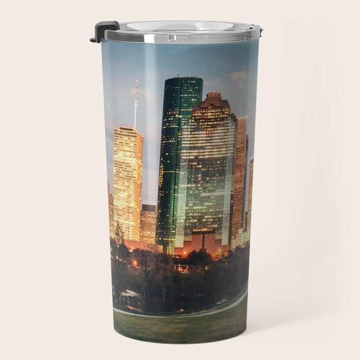 houston skyline Travel Mug Gallery Image 3