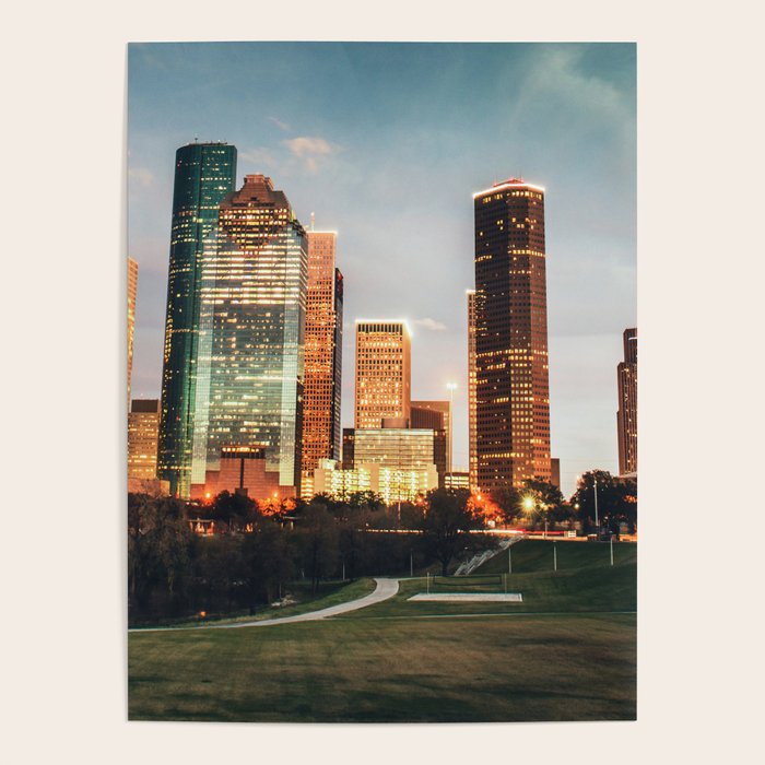 houston skyline Poster Gallery Image 4