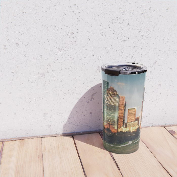 houston skyline Travel Mug Gallery Image 4