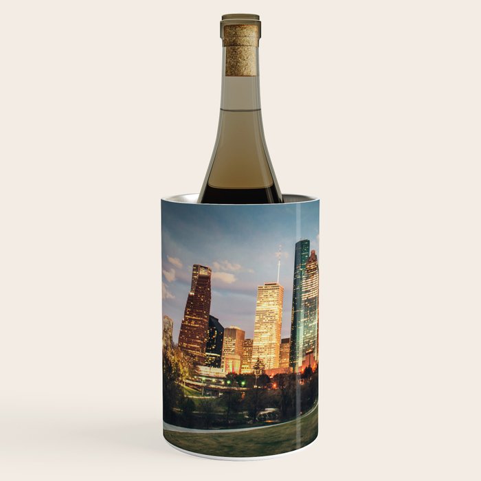 houston skyline Wine Chiller Gallery Image 2
