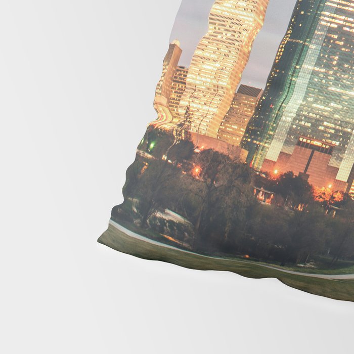 houston skyline Pillow Sham Gallery Image 4