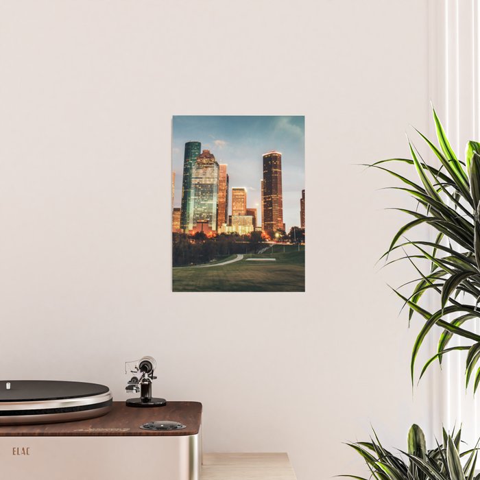 houston skyline Poster Gallery Image 2